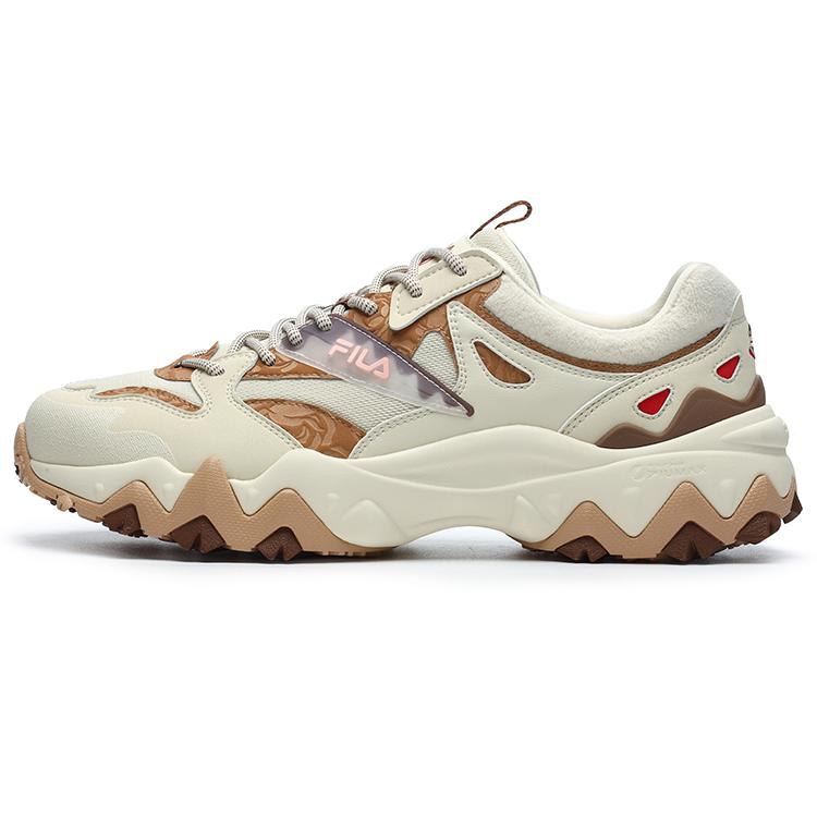 New FILA Oakmont 2 KAI 2 Low Top Chunky Sneakers Women's Cloud Brown F12W212141FCR