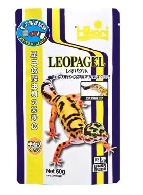 

Корм для рептилий Kyorin Leopagel Lizard Gecko 60 г с оригинальной наклейкой Kanahebi Food Корм для леопардовых гекконов