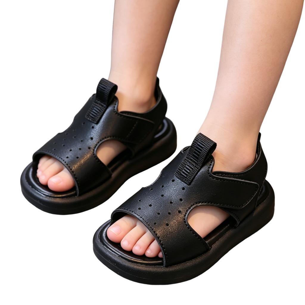 Children Soft Sole Sandals Lightweight Breathable Adjustable Strap Toddler Outdoor Comfortable Footwear for Walking and Play
