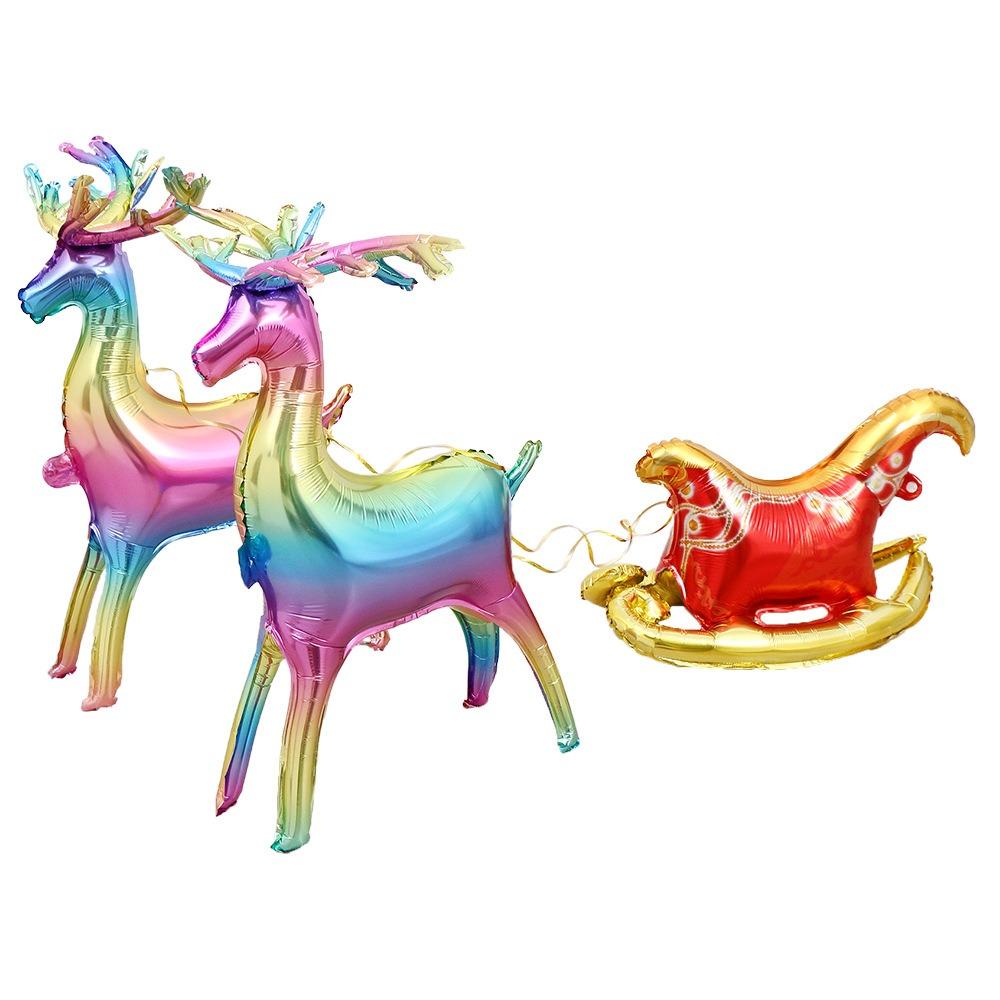 4D Cute Foil Balloons Xmas Party Ornaments Balloons  Home New Year Party Supply