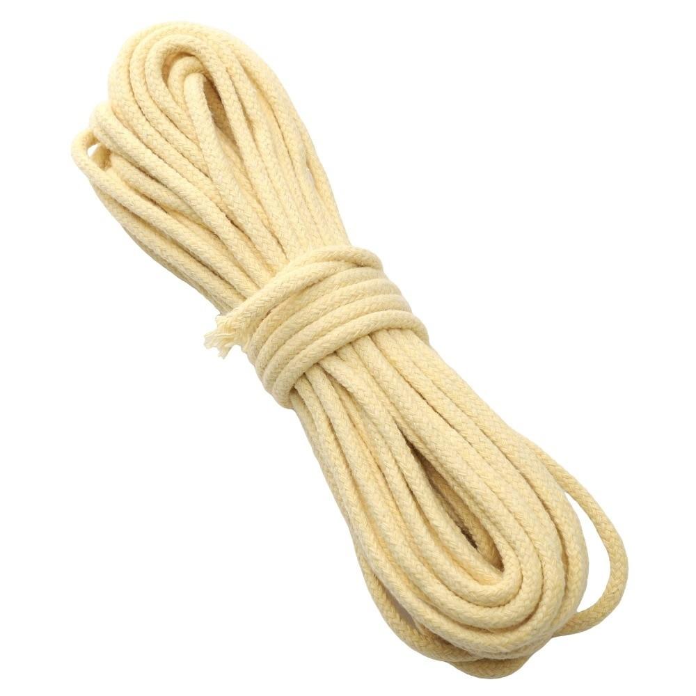 High Quality 10Meters/Lot Braided Cotton Cord Colorful DIY Braided Rope 4mm Woven String Home Textile