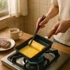Mini Japanese Tamagoyaki Frying Pan Rectangle Wooden Handle Omelet Pan NonStick Kitchen Gadgets Breakfast Maker Cooking Tools