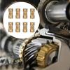 5pcs Brass Rigid Motor Shaft Coupling 2mm 2.3mm 3mm 3.17mm 4mm 5mm 6mm Coupler Motor Transmission Connector with Screws