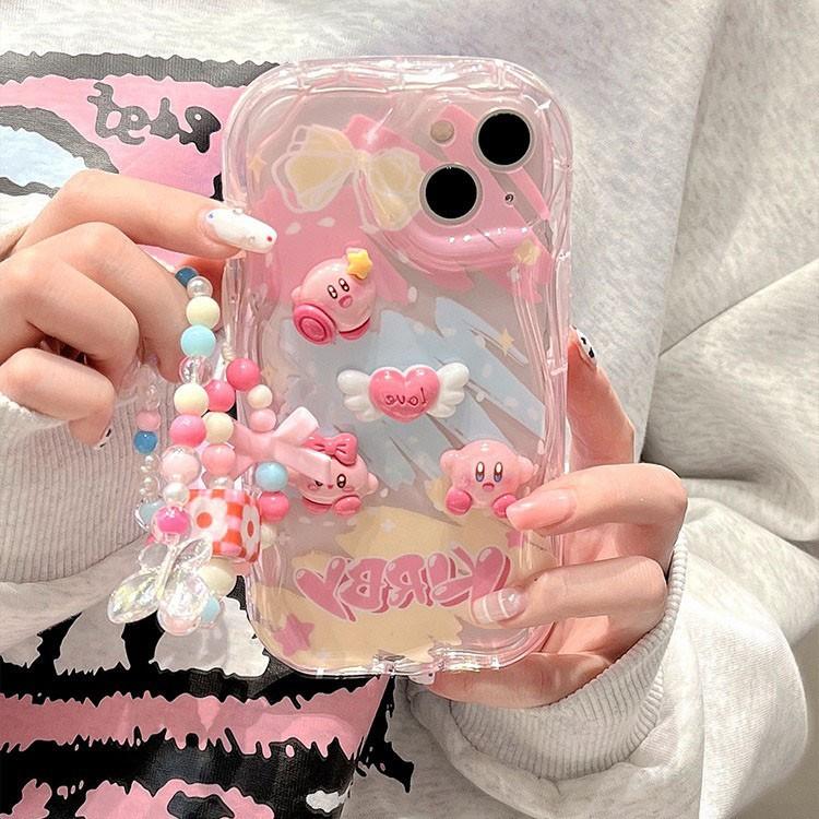 For Apple 16 Mobile Phone Case 15pro Pink Doll for IPhone14promax Lens All-inclusive 13mini Soft