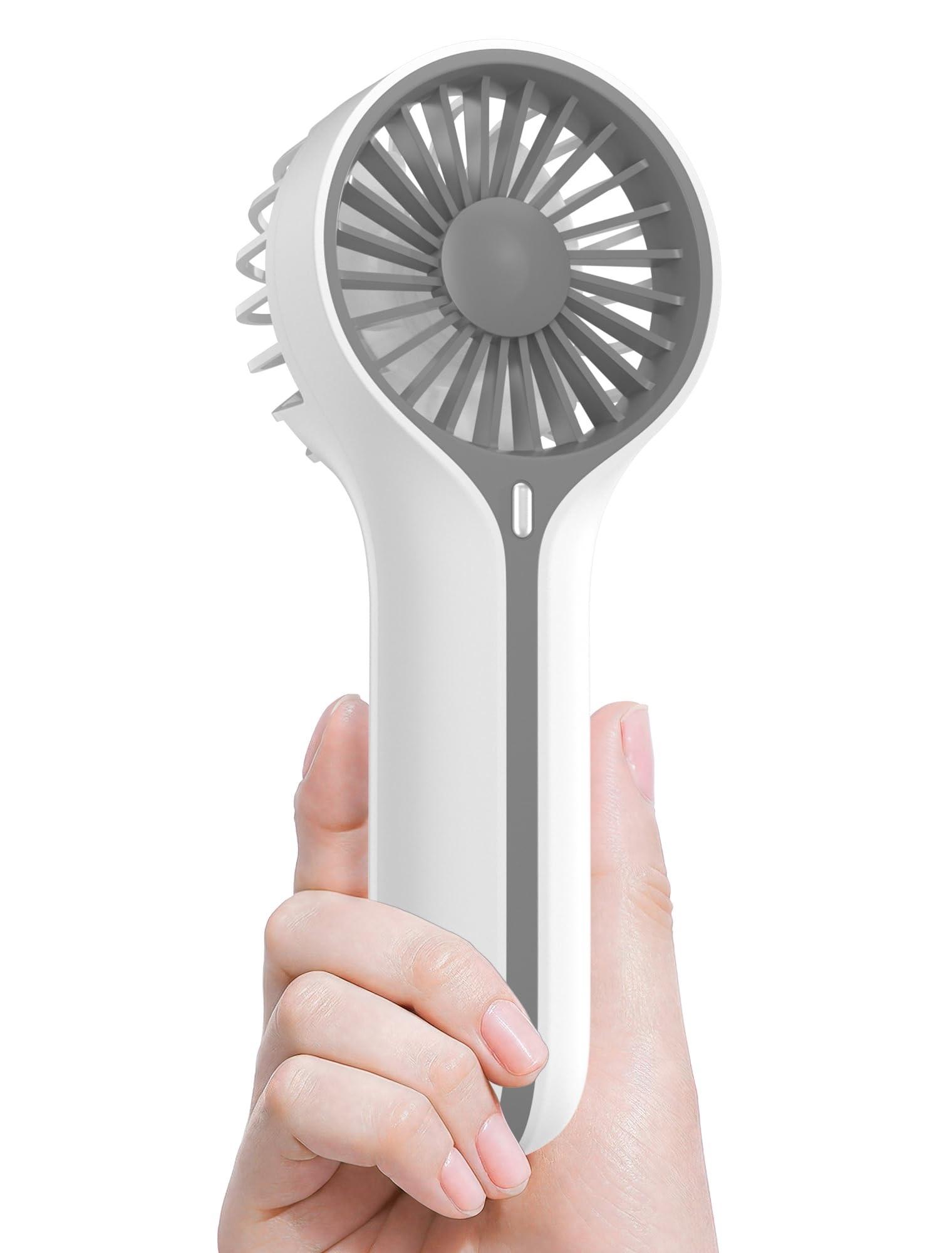 

Мини Персональный Ручной Вентилятор, USB Перезаряжаемый Настольный Вентилятор с Основанием для Макияжа Лица и Ресниц, для Детей, Девочек, Женщин, Мужчин, для Использования В Помещении белый