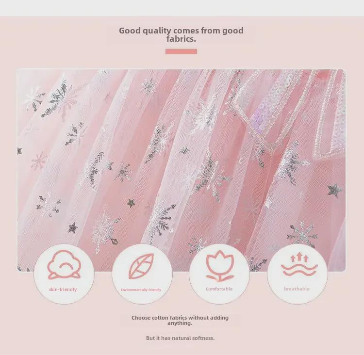 Elsa Princess Summer Dress: Frozen-inspired Tutu for Girls