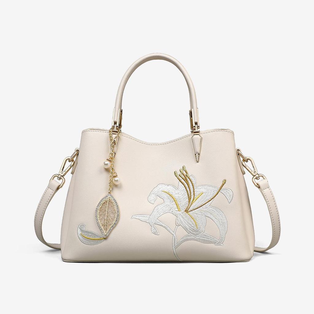 Elegante Dames Crossbody Handtas van Echt Leer 2026 - Perfect Verjaardagscadeau voor Moeders
