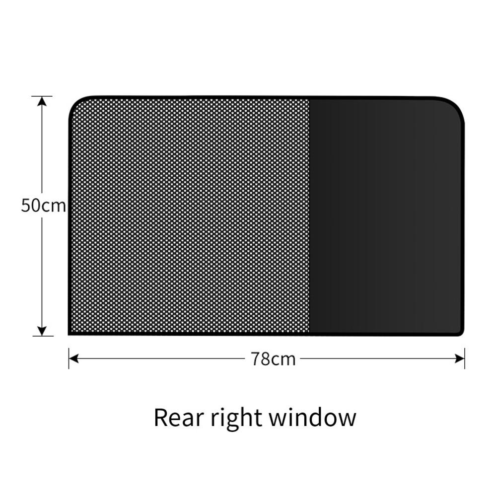 Breathable Mesh Car Side Window Sunshade for UV Protection and Glare Reduction