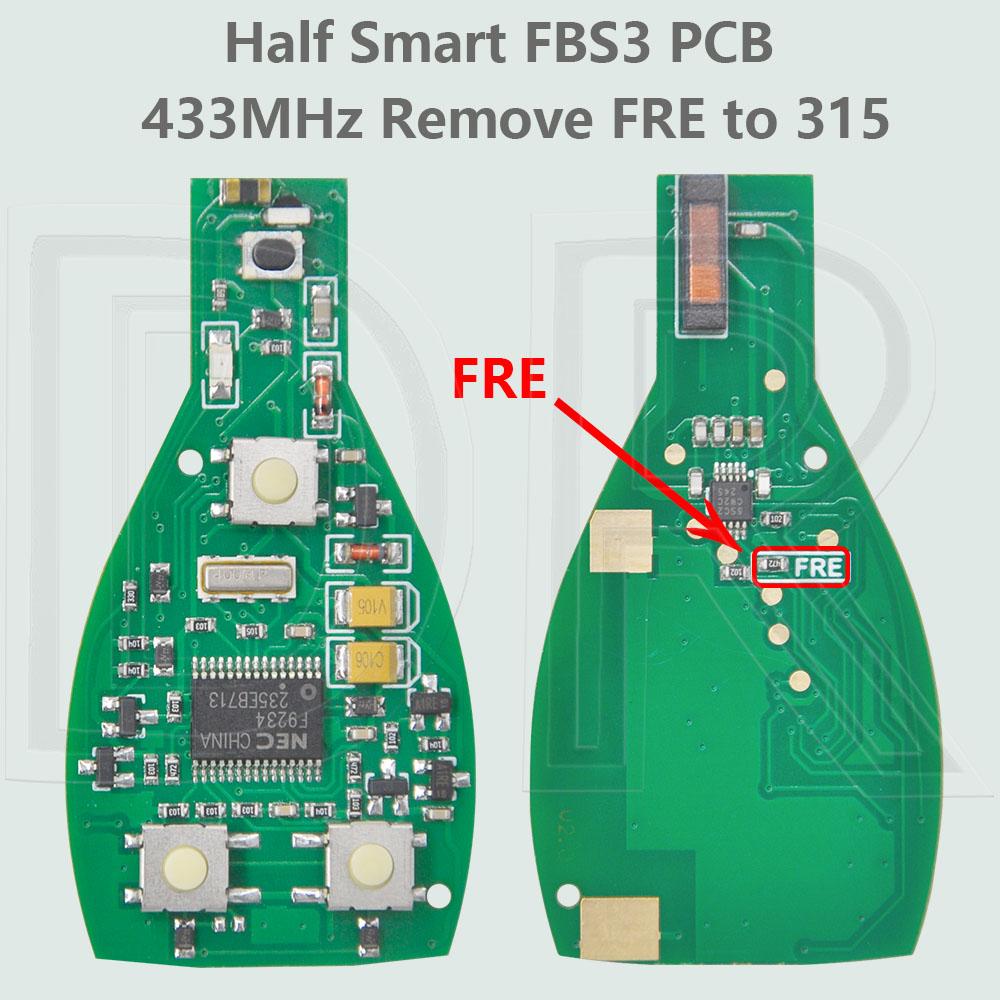 DR NEC Chip 315/433MHz Variable Frequency Car Remote Key Support BGA NEC FBS3 For Mercedes Benz A C E S Class W203 W204 W210