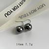 Pearl earrings women's niche unique earrings new earrings fashion commuter ear hooks high-end temperament earrings