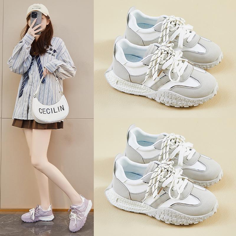 New Forrest Gump shoes for women's spring student running sports thick-soled casual shoes for heightening