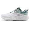 361 PU, Mesh Cushioning Breathable Low Top Training Running Shoes Men's White Green 672512239-1
