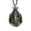 Halskette Buddha-Statue Gott Elefant Jixiang Buddha-Karte Herren Anhänger Retro