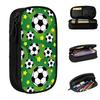 Football Soccer Patten Pencil Case Pen Bags Girl Boy Large Storage Students School Cosmetic Pencilcases
