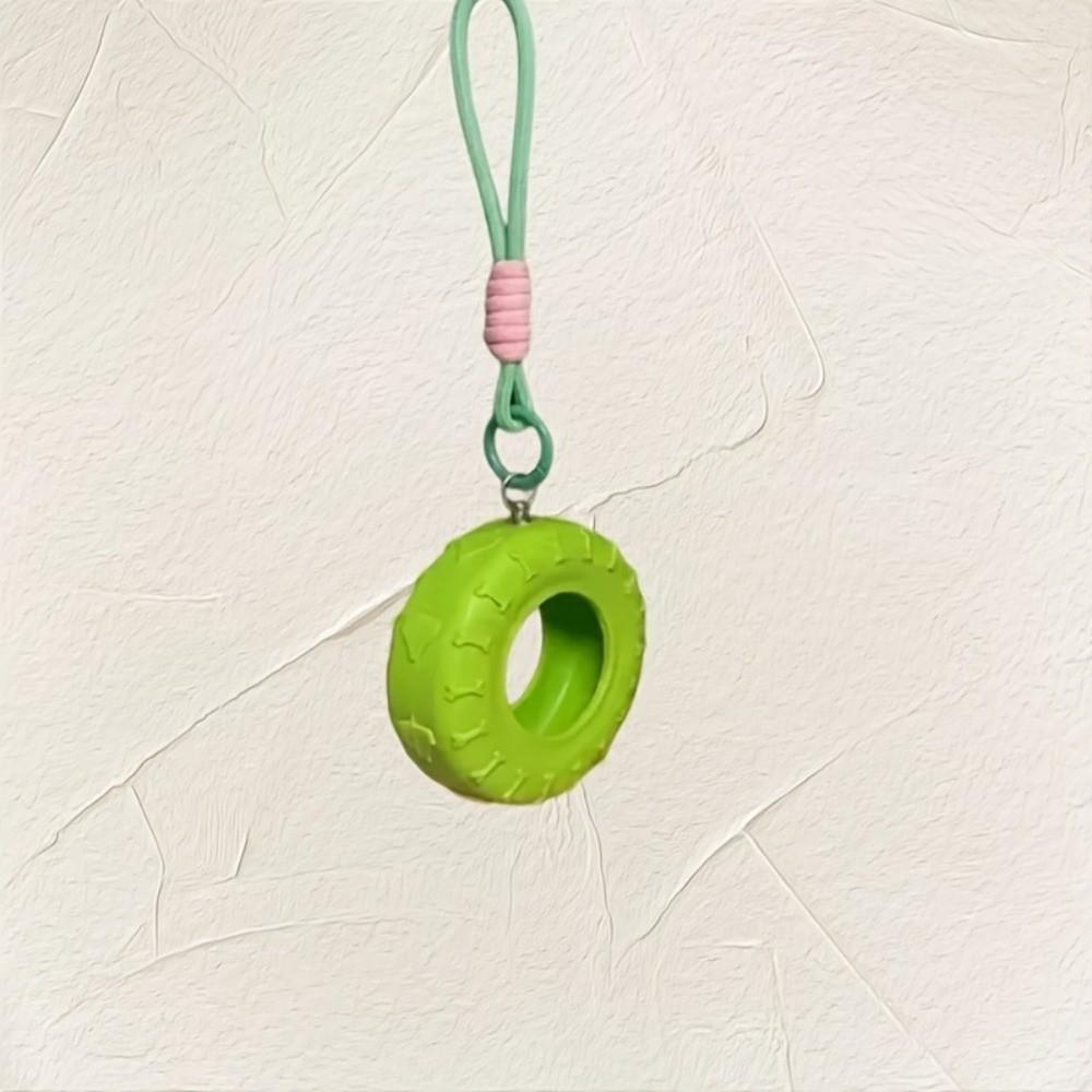 

Bite Resistant Hamsters Hammock Tire-Shaped Small Pet Hanging Swing Cage Accessories зелёный