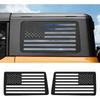 Rear Window Flag Decals Vinyl Hardtop N Flag Stickers for Ford Bronco 21+