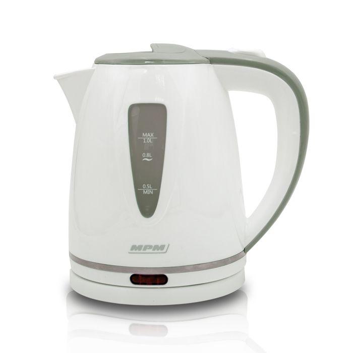 Bouilloire électrique - MPM - MCZ-64 - 1 litre - 1200 W - Sans BPA - Sans fil