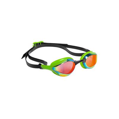 Madwave Plastic Swimming Goggles with Mirror Coating Alien Rainbow