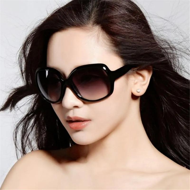 New Shades Sunglasses for Women Elliptical Frame Vintage Eyewear Oversized Square Shades for Women Men UV400 Eyeglasses