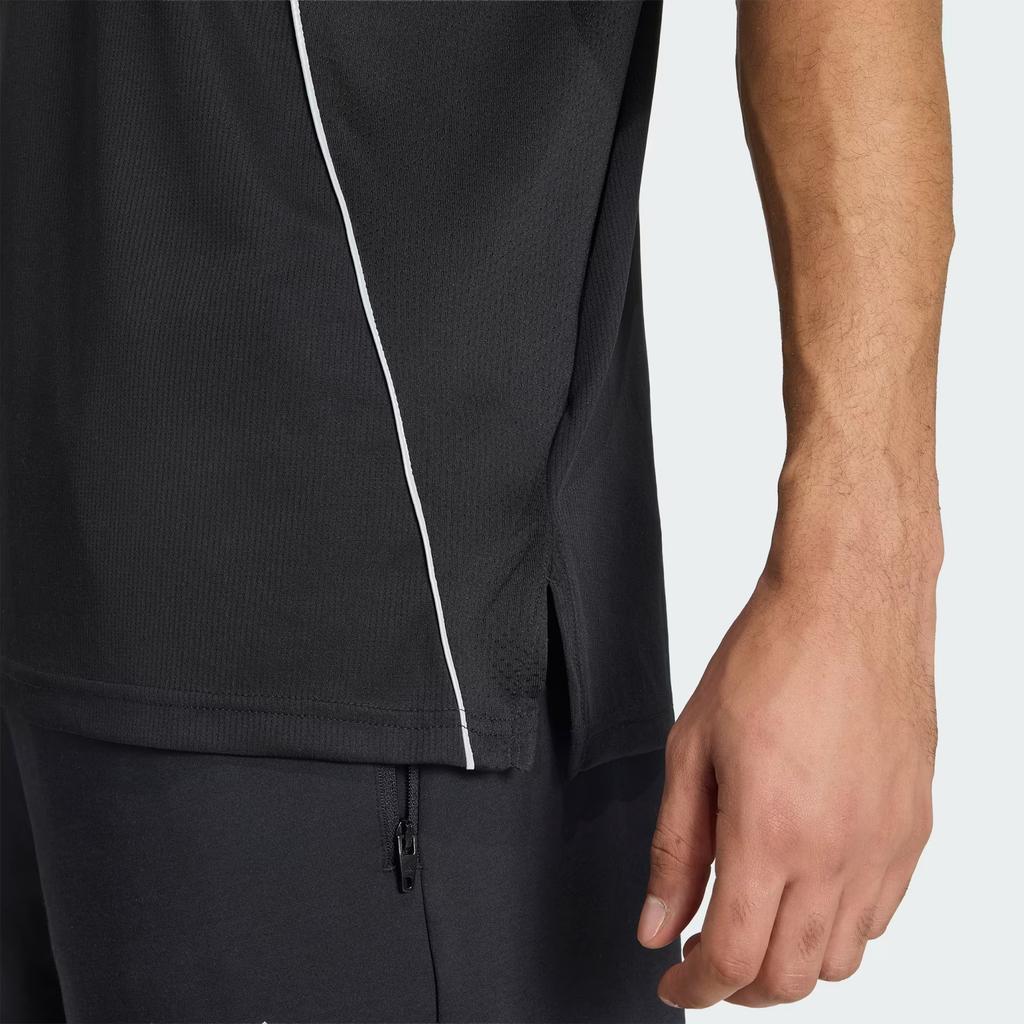 Adidas SS26 Quick-Dry Mesh Breathable T-Shirt Men Tops KG1926