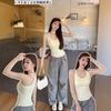 Sweet Dopamine Versatile Small Suspender Vest with Chest Pad, Fresh One-piece Bottomed Back Top Inside