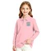 Girls' Long Sleeve Printed School Uniform Casual Top