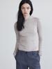 Holpeipeo Tight Ribbed Hoodie - Beige