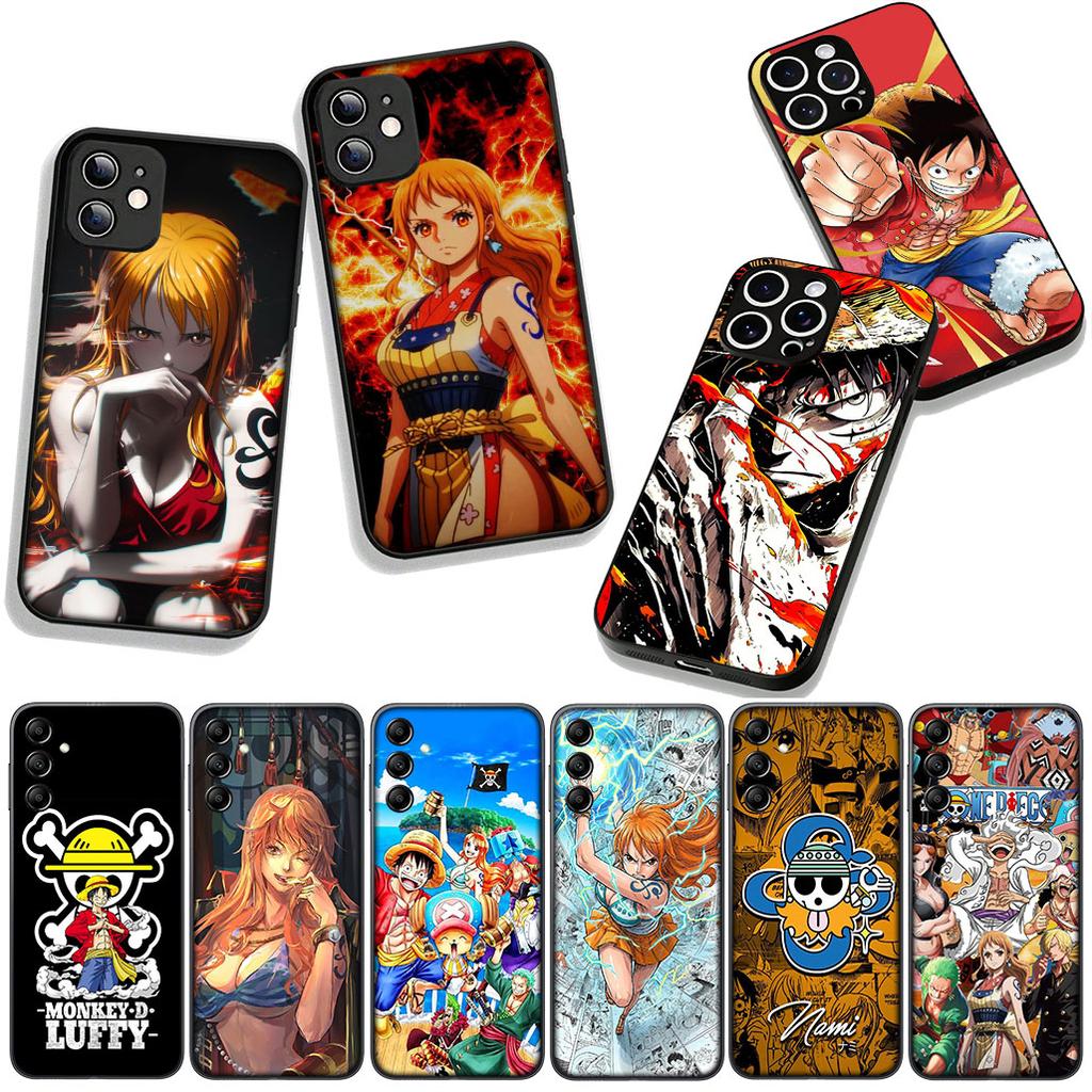 Phone Cover Poster Nami One Piece Luffy Cartoon for Xiaomi Redmi Note 14 12 13 ProPlus A4 A3 Pro Plus 12C 13C 14C 5G + Case