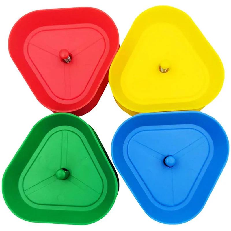 4pcs Triangle Card Holder For Poker Board Game Lazy Hands Free Stand For Kids Seniors
