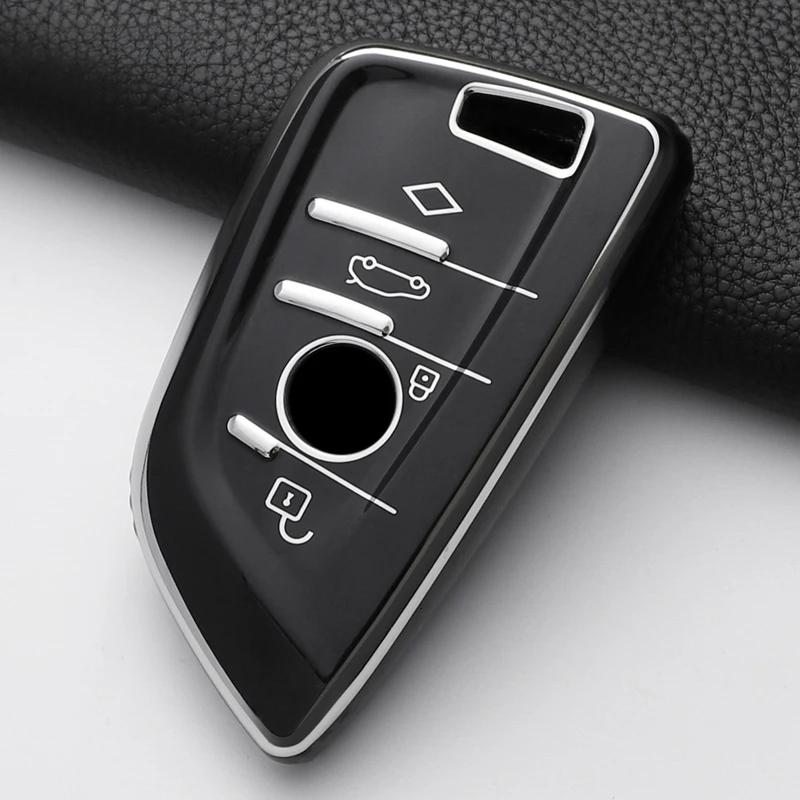 Tpu Car Key Case Cover Fob For Bmw F20 F30 F31 F34 F32 F36 G20 G30 F10 F11 F07 G11 X1 X3 F25 X4 F26 X5 F15 X6 F16 X7 I3 M3 M4 M6