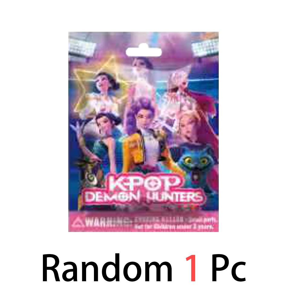 Anime 24 Stück Kpop Dämonenjäger Box Dämonenjäger Rumi Mira Zoey Tiger Spielzeug Schreibtischdekoration Statuen Ornament Kind Weihnachtsgeschenke