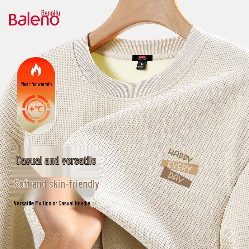 Baleno Men's Heavyweight Fleece Crew Neck Sweatshirt