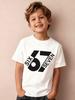 SIX SEVEN 7th Birthday Kids TShirt Adult Boys Girls Family Matching Cotton Casual Short Sleeve Tops Print Birthday Party Tee