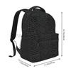 Black Leopard Print Travel Backpacks School Bag Lightweight Student Bookbag Unisex Laptop Daypack for Travel Hiking Camping