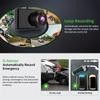 Car Dvr 4K Front and Rear Camera Dash Cam for Cars GPS Video Recorder Rear View Camera for Vehicle Parking Monitor Car accessory