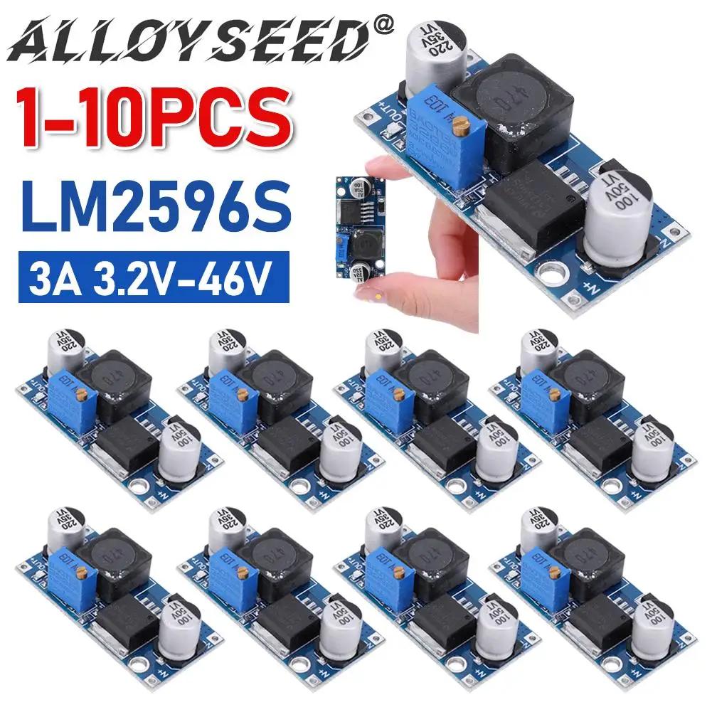 

1-10PCS LM2596 DC to DC Buck Converter Voltage Regulator 3.2V-46V to 1.25V-35V Buck Converter Power Supply Step Down Module