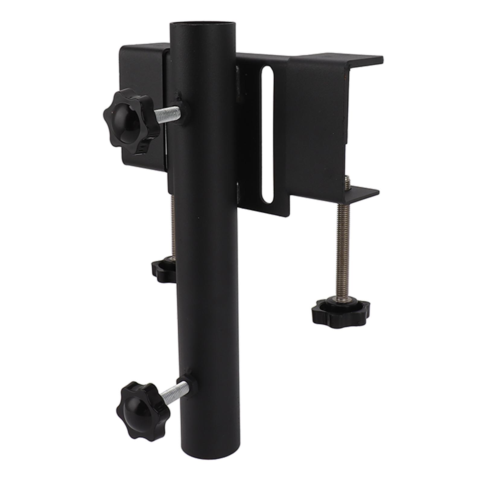 

Pickup Flagpole Mount Firm Support Steel Universal Truck Flagpole Holder for Most Pickups Black