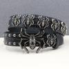 Men's Spider Rivet Punk Belt - Hip Hop Street Style