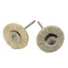 Bürsten Polierbürsten 30 Stück 2,35 mm Zahnpolierräder Miniatur Weiche Ziegenhaarpinsel Für Holz Cremeweiß
