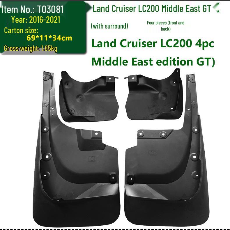 Kompatible Schmutzfänger für 2023 Sequoia, Land Cruiser LC200, GT Body Kit, LC300 und 2024 FJ250.