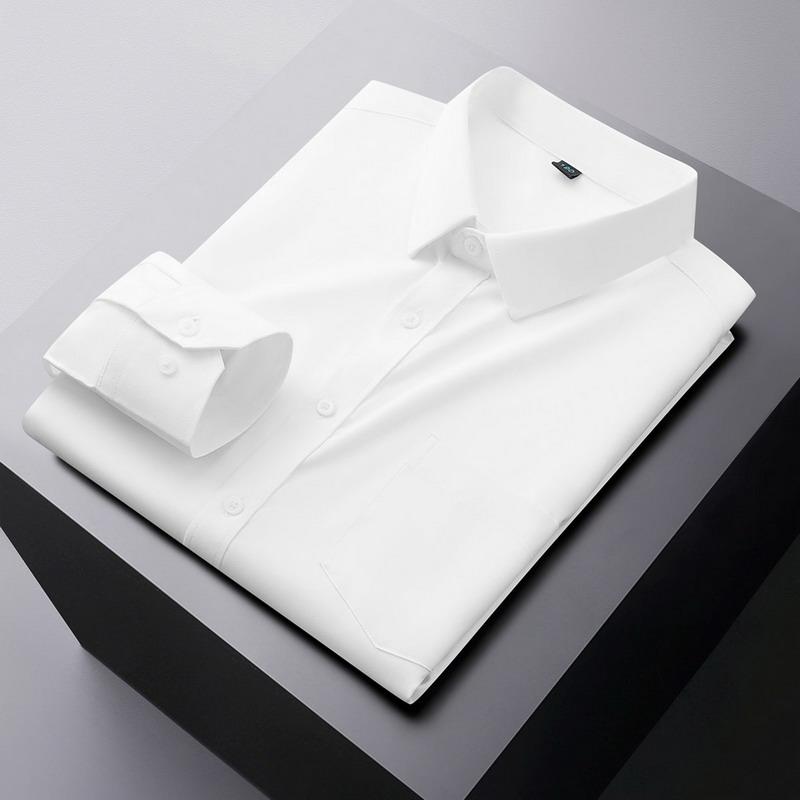 

Plus Size 10XL Men s Spring And Autumn Long Sleeved Shirt, Men s Casual Loose Elastic Shirt 225/10XL