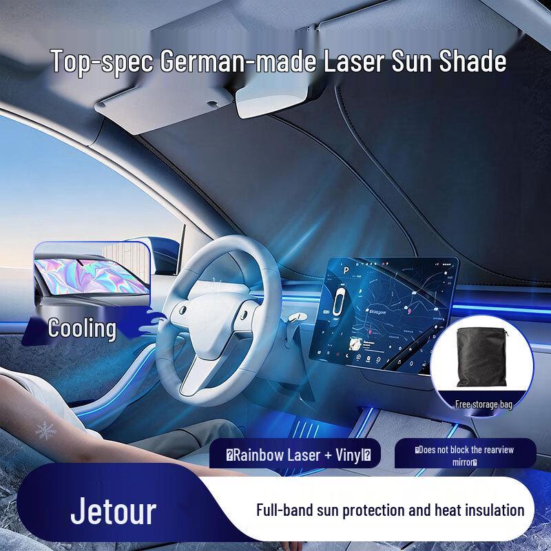Jetour X70, Shanhai X90 & Dasheng Windshield Sunshade & Heat Insulation Cover