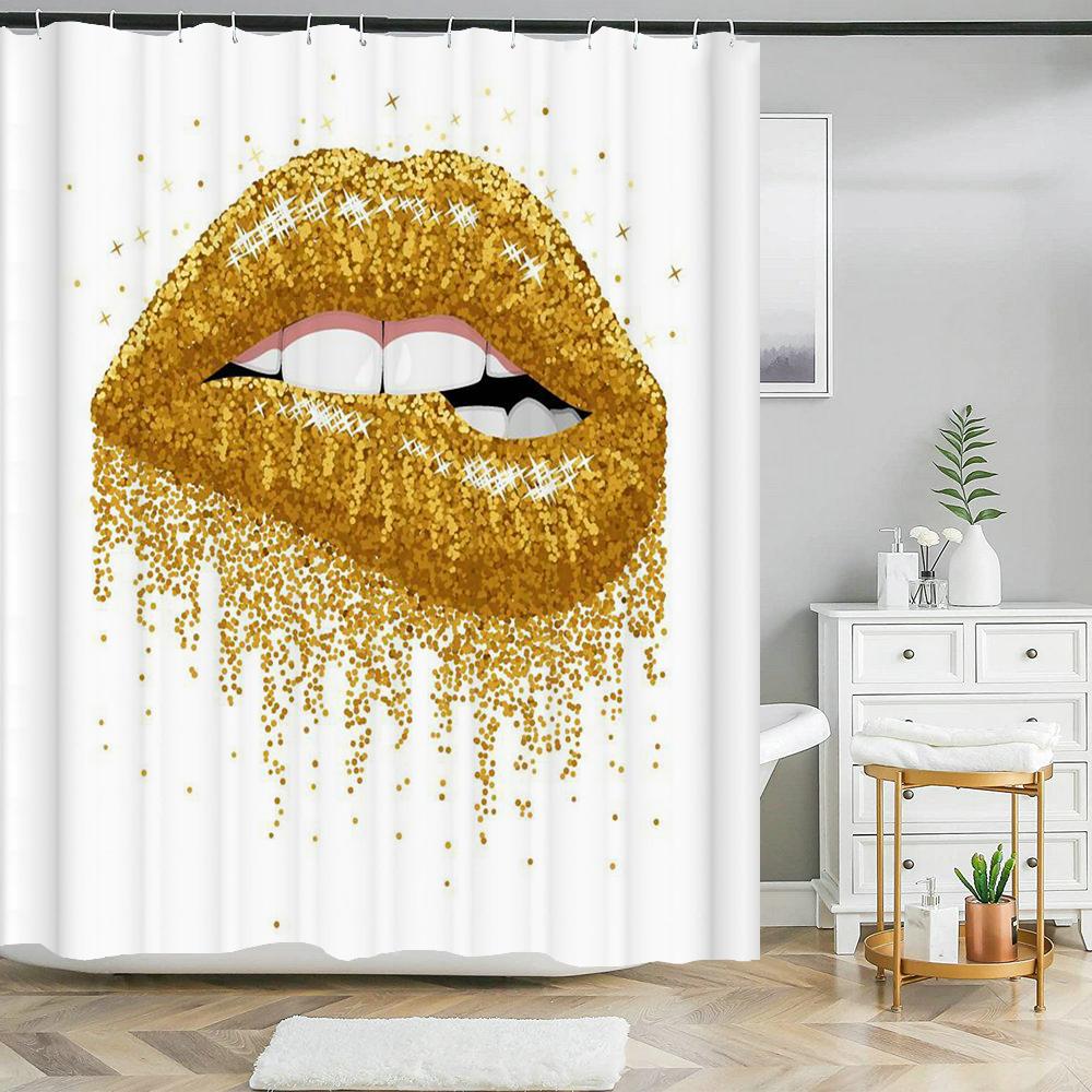 Sexy Woman Bath Curtains Waterproof Bathroom Shower Curtain Girl Shadow 3d print With Hooks Polyester Cloth 180*200 Bath Screen