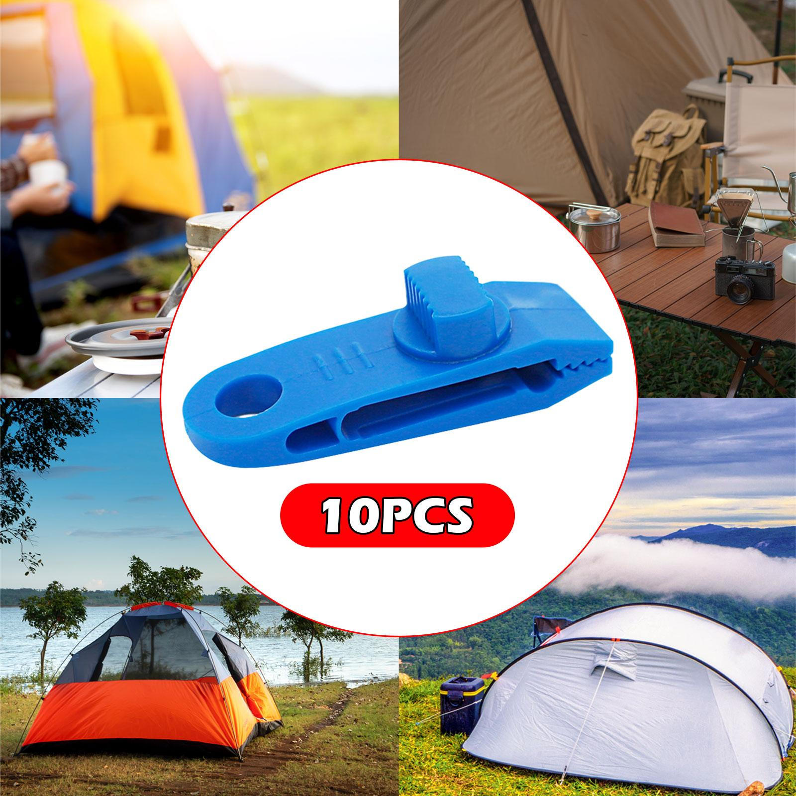 

Набор из 10 зажимов для тента, универсальные клипсы для чехлов для лодок и грузовиков