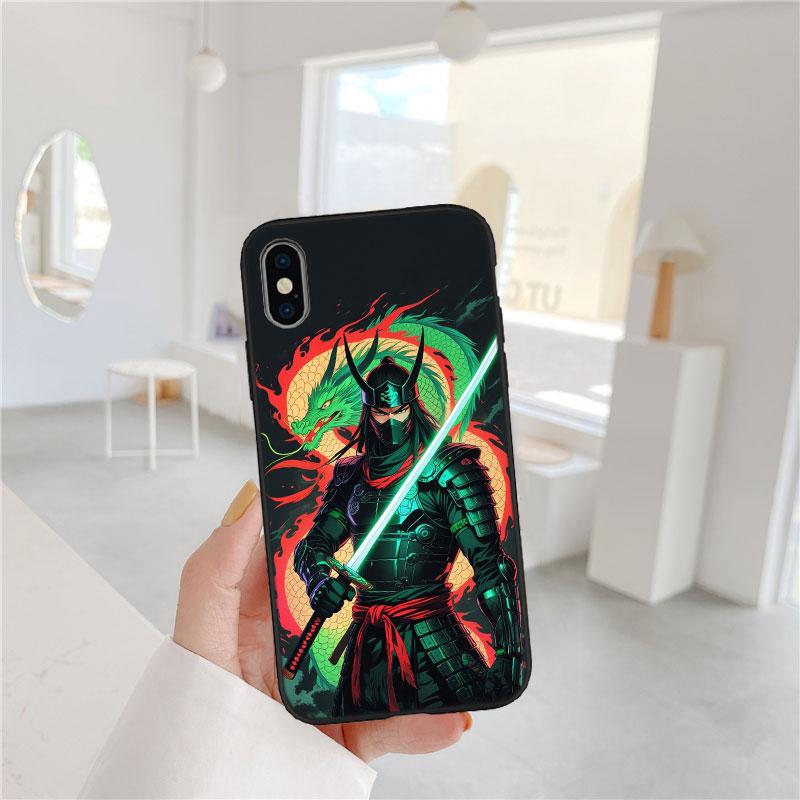 PP41 Japan Samurai Mask Soft Shell Phone Case for Xiaomi Xiaomi Poco M4 M5 M6 M7 X3 X6 X7 F8 Ultra Pro GT NFC