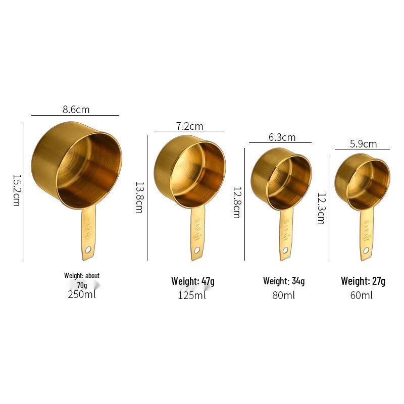 

Stainless Steel Measuring Set