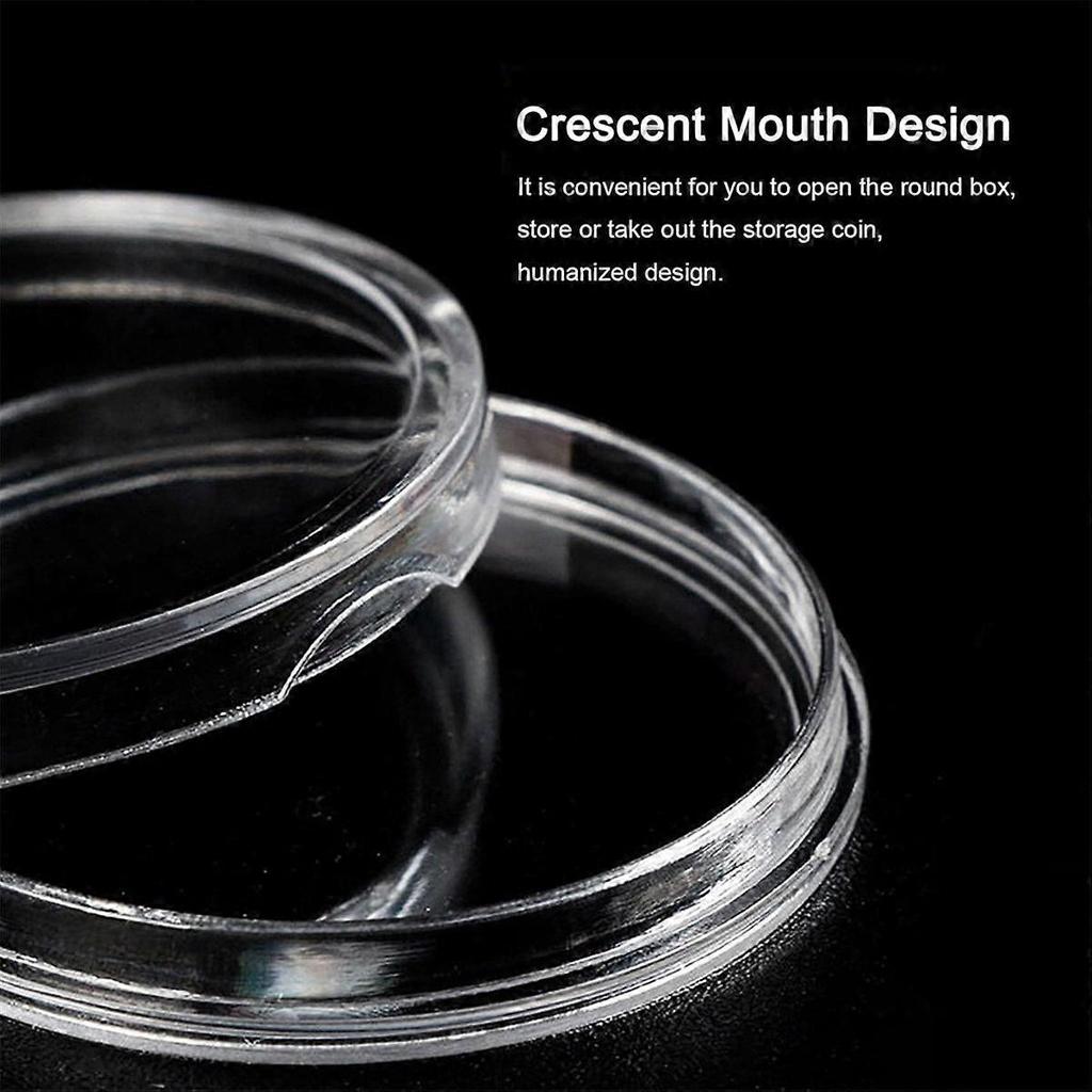 240 Pieces 30mm Coin Capsules Coin Holders for Collectors