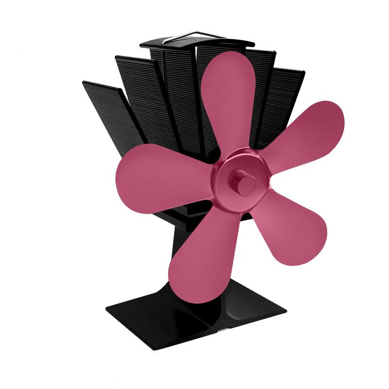 Mini Thermal-Powered Wood-Burning Fireplace Fan