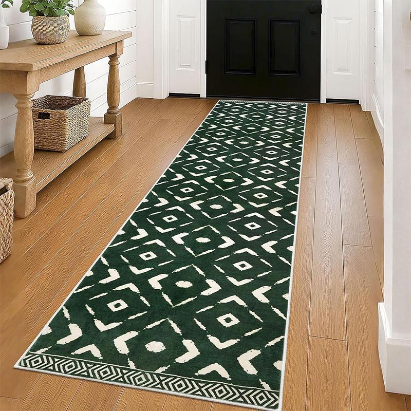 

Килимова доріжка для коридору Килим Нековзні килимки для підлоги М які Килими, що перуться в машині Геометричні Богемні Килими для коридору Домашній декор 50x180cm