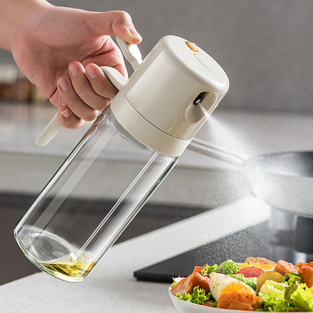 2 In 1 Olive Oil Dispenser Bottle Multifunctional Leakproof Oil Bottle For Kitchen Use